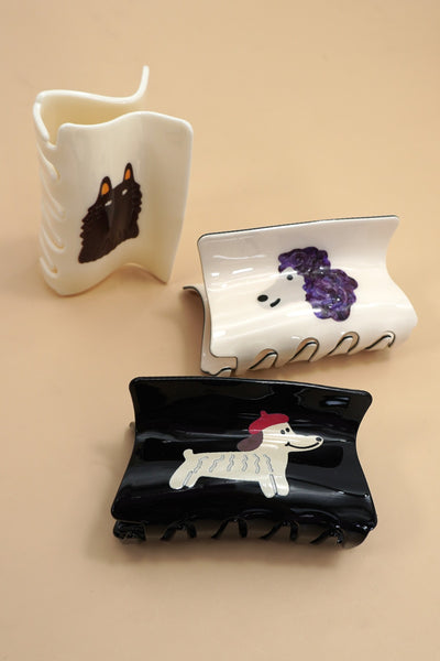 JUMBO DOG HAIR CLAW CLIPS | 40H971