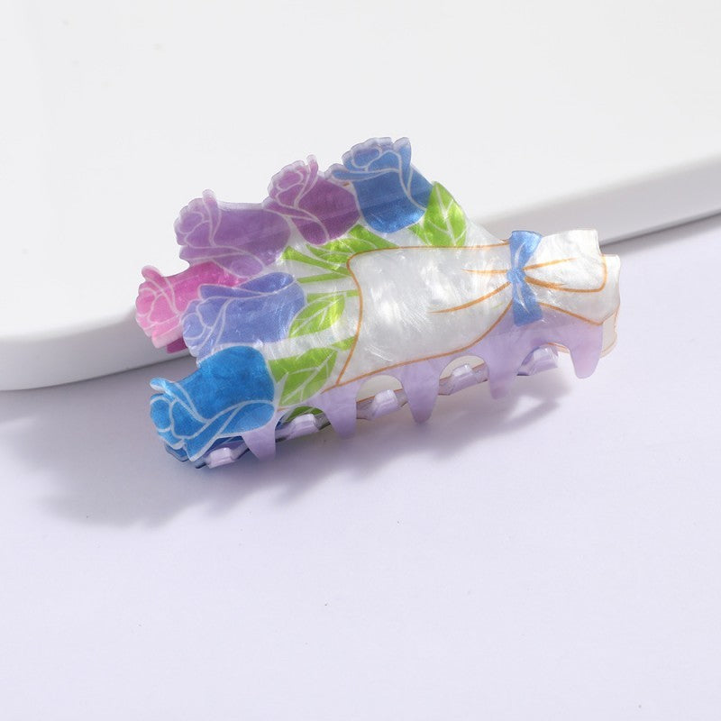 JUMBO FLOWER HAIR CLAW CLIPS | 40H972