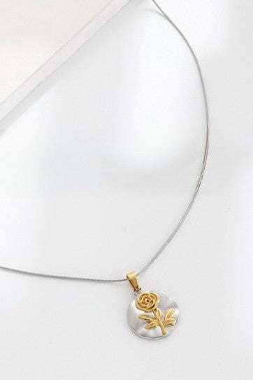 18K Stainless Steel Tarnish Free Waterproof Necklace | 40NK9528