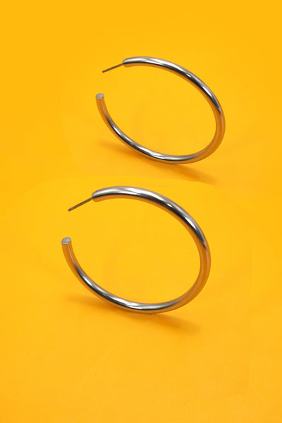 18K Stainless Steel Tarnish Free Waterproof Hoop | 40E387