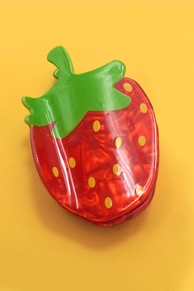 FRUIT STRAWBERRY WATERMELON HAIR CLAW CLIPS | 40H974