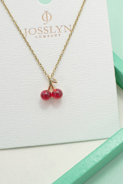 18K STAINLESS STEEL TARNISH FREE FRUIT NECKLACE | 40NK9531