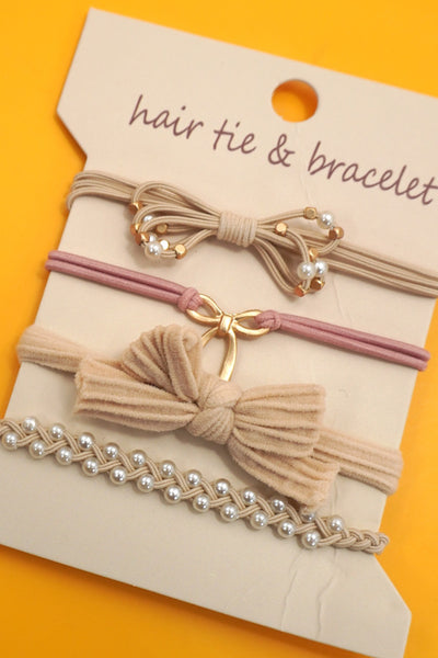 BOHO DUAL FUNCTION KNOT BRACELET HAIR TIES | 40BH105