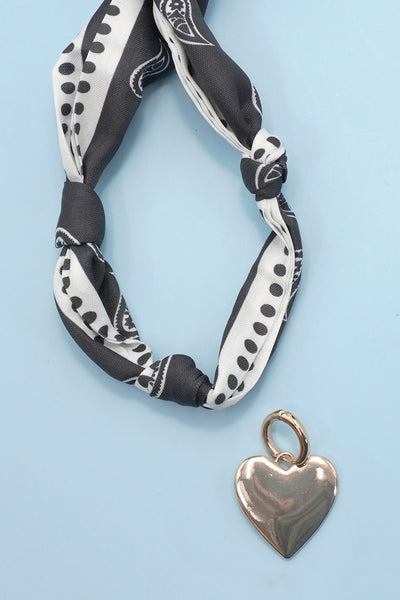 Handcrafted Scarf Interchangeable Charm Necklace | 80N92095