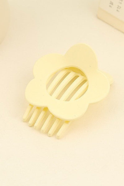 Lay Flat Flower Hair Claw Clips for Secure Styling | 40H981