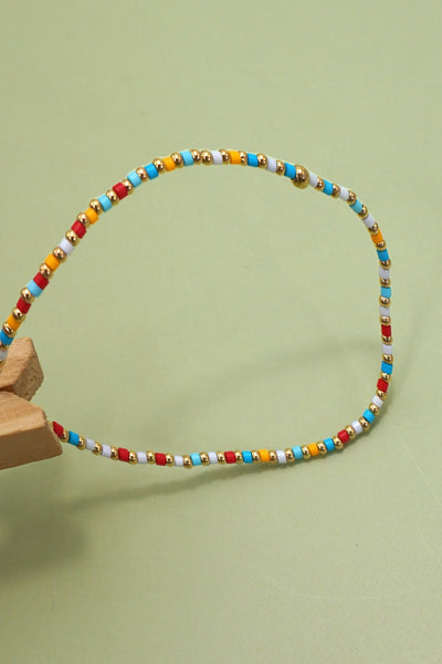 BOHO COLORFUL BALL BEADED BRACELET | 40B5178