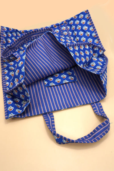 Organic Reversible Quilted Tote Bag | 40P575