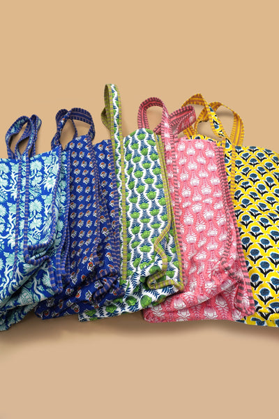Organic Reversible Quilted Tote Bag | 40P575