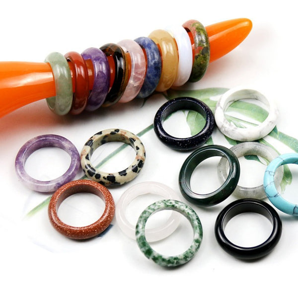 EARTHY NATURAL STONE RINGS | 40R112