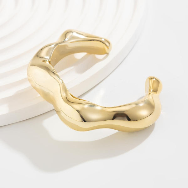 LUXURY IRREGULAR SHAPE CUFF BANGLE | 40B5187