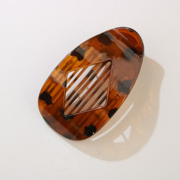 Jumbo Lay Flat Oval Hair Claw Clips Secure Styling | 40H991