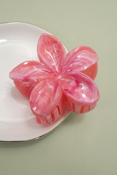 FLOWER POP COLOR HAIR CLAW CLIPS | 40H999