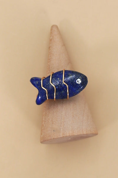 18K STAINLESS STEEL TARNISH FREE STONE RING | 40R132