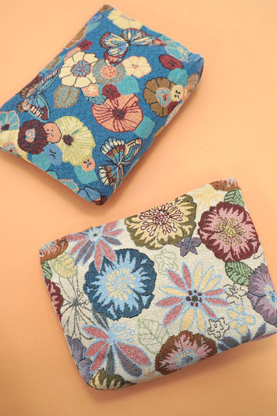 TRAVEL FLORAL COSMETIC MAKEUP POUCH | 40P580