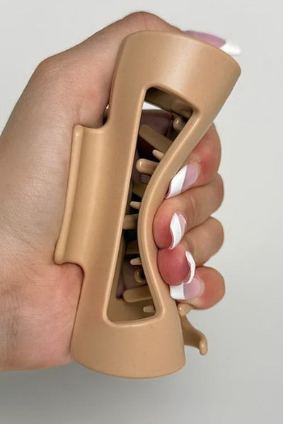 Jumbo Bendable Flexible Hair Claw Clips | 40H1003