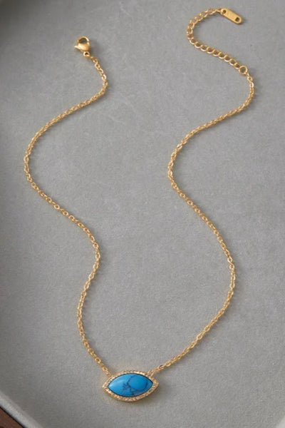 18K STAINLESS STEEL TARNISH FREE SEASHELL NECKLACE| 40NK9658