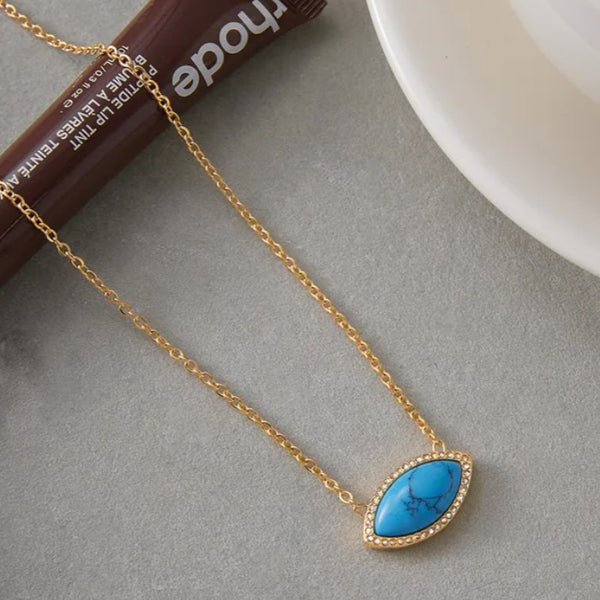 18K STAINLESS STEEL TARNISH FREE SEASHELL NECKLACE| 40NK9658