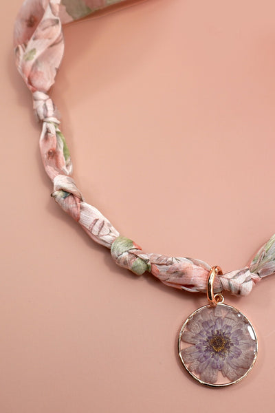 Handcrafted Scarf Interchangeable Charm Necklace | 80N92378