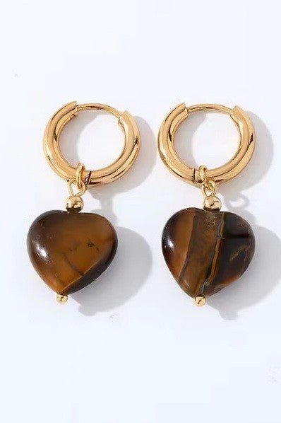 18K STAINLESS STEEL TARNISH FREE DROP EARRINGS | 40E426