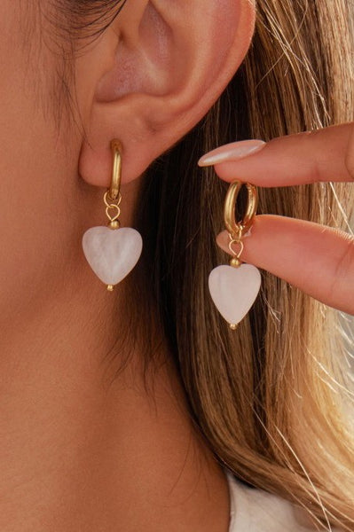 18K STAINLESS STEEL TARNISH FREE DROP EARRINGS | 40E426