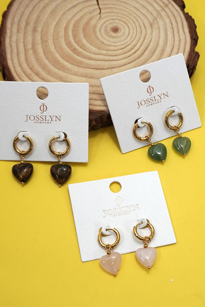 18K STAINLESS STEEL TARNISH FREE DROP EARRINGS | 40E426