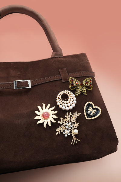 Vintage Brooches Pins Classic Retro Rhinestone | 40BC313