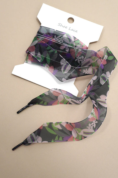 MULTI DESIGN SATIN ORGANZA SHOE LACE | 40SD114