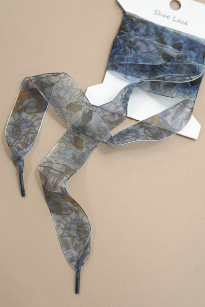 MULTI DESIGN SATIN ORGANZA SHOE LACE | 40SD114