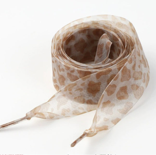 ANIMAL SATIN ORGANZA SHOE LACE | 40SD113