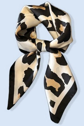 LARGE LEOPARD ANIMAL PRINT BANDANA SCARF | 40SC689