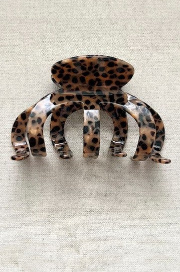 JUMBO ANIMAL LEOPARD PRINT HAIR CLAW CLIPS | 40H1016