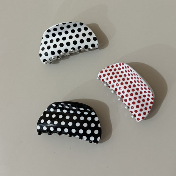 JUMBO POLKA DOT HAIR CLAW CLIPS | 40H1018