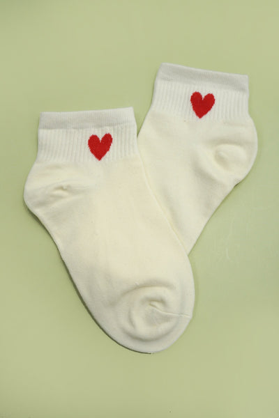 WOMAN HEART COTTON SOCKS | 40S02072