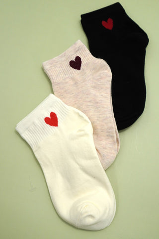WOMAN HEART COTTON SOCKS | 40S02072