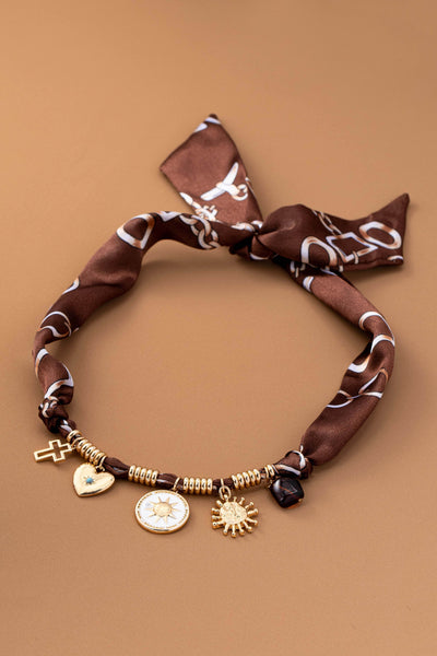 CHARM NECKLACE-SUN HEART CROSS TORT | 80N92528