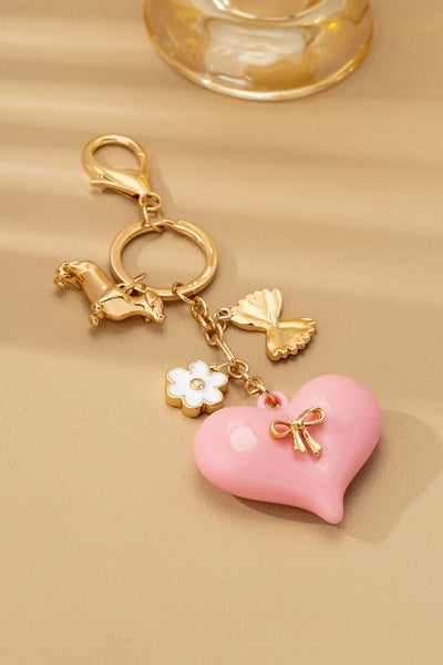 BAG CHARM-HEART DOG BAG CHARM KEY CHAIN | 80K087