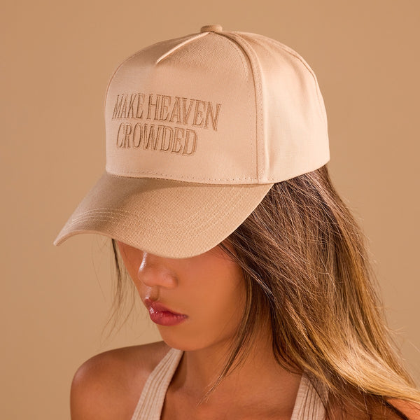 MAKE HEAVEN CROWDED BASEBALL CAP |  40HW748