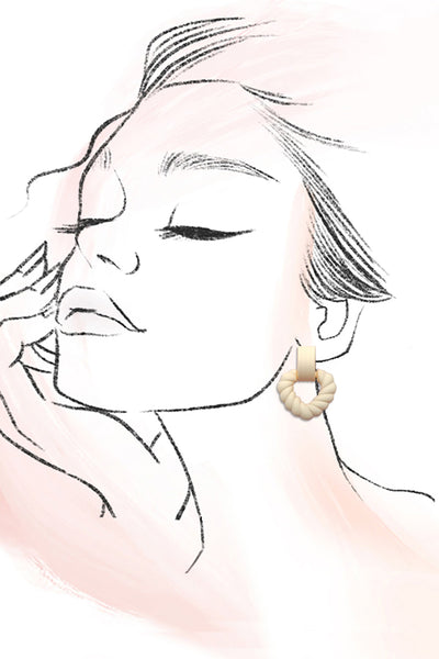 MULTI CLASSIC ACRYLIC TRIO HOOP STUD EARRINGS | 40E447