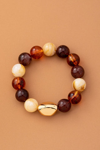 VINTAGE STATEMENT MIXED ACRYLIC BRACELET | 80B1569