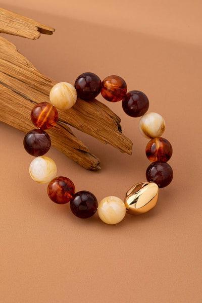 VINTAGE STATEMENT MIXED ACRYLIC BRACELET | 80B1569