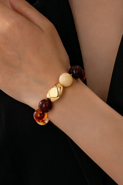 VINTAGE STATEMENT MIXED ACRYLIC BRACELET | 80B1569