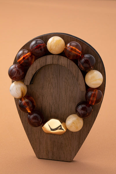 VINTAGE STATEMENT MIXED ACRYLIC BRACELET | 80B1569