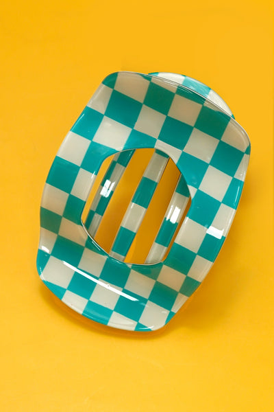 Jumbo Lay Flat Oval Hair Claw Clips Secure Styling | 40H1031