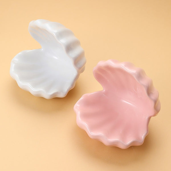 Ceramic Clamshell Decorative Trinket Dish | 40CP100