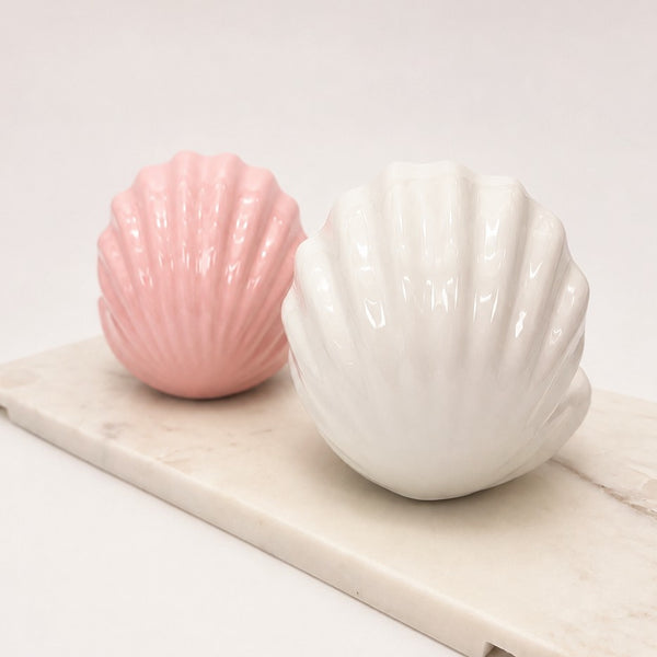 Ceramic Clamshell Decorative Trinket Dish | 40CP100