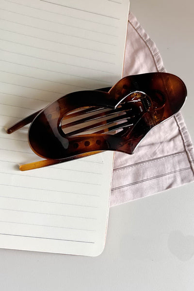 Lay Flat Heart Hair Claw Clips for Secure Styling | 40H1033