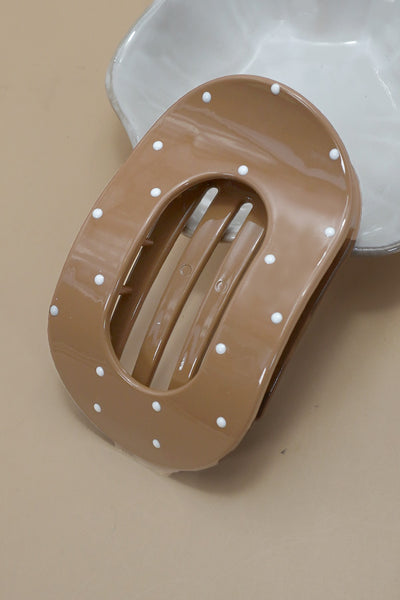 Jumbo Lay Flat Oval Hair Claw Clips Secure Styling | 40H1035