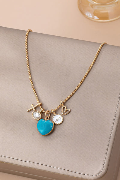 Cluster Charm Love & Faith Charm Necklace | 80N92686