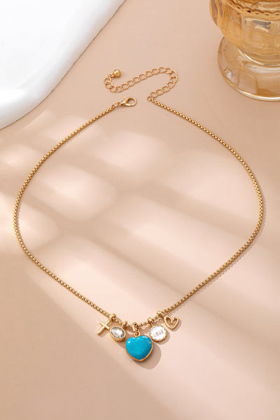 Cluster Charm Love & Faith Charm Necklace | 80N92686