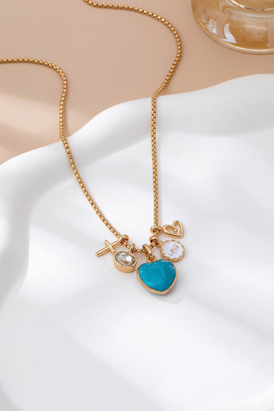 Cluster Charm Love & Faith Charm Necklace | 80N92686